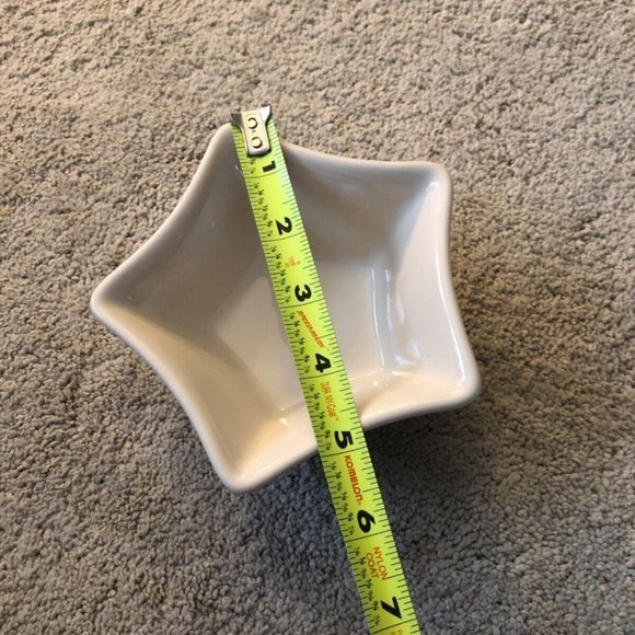 Longaberger‎ Pottery Woven Traditions Small Star Bowl Holiday - Picture 7 of 11